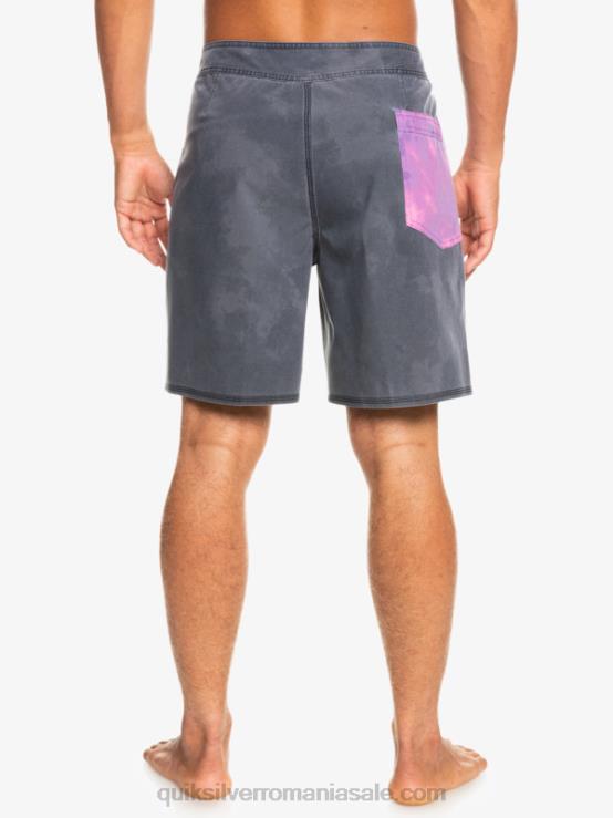 negru Surfsilk acid wash 18 boardshorts XT6B1747 bărbați Quiksilver