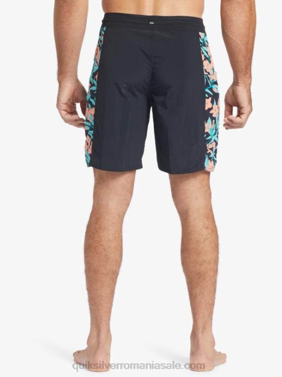 negru boardshorts, solid 19, Waterman Cliffside XT6B415 bărbați Quiksilver