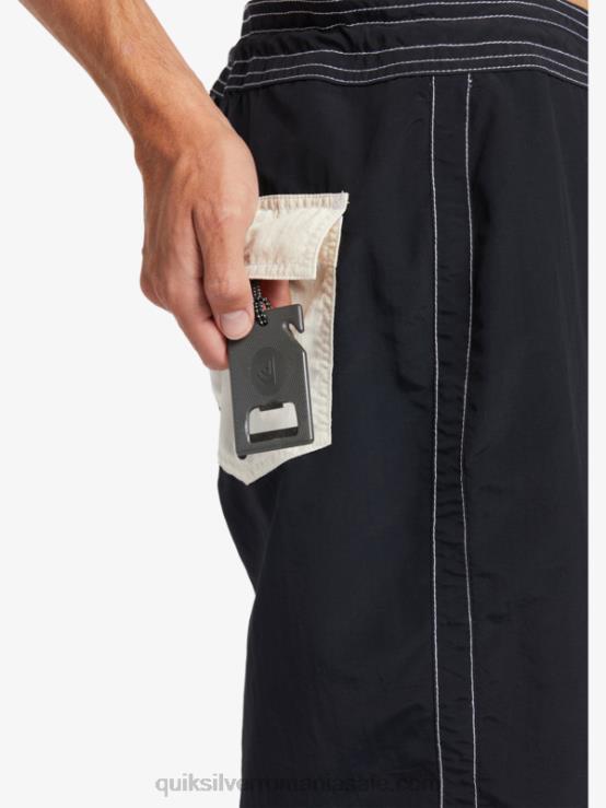 negru boardshorts waterman throwback 19 XT6B1855 bărbați Quiksilver