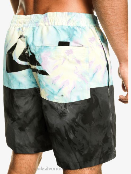 negru butt logo 17 salve XT6B486 bărbați Quiksilver
