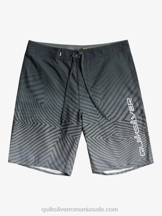 negru de zi cu zi warp fade 20 boardshorts XT6B1281 bărbați Quiksilver