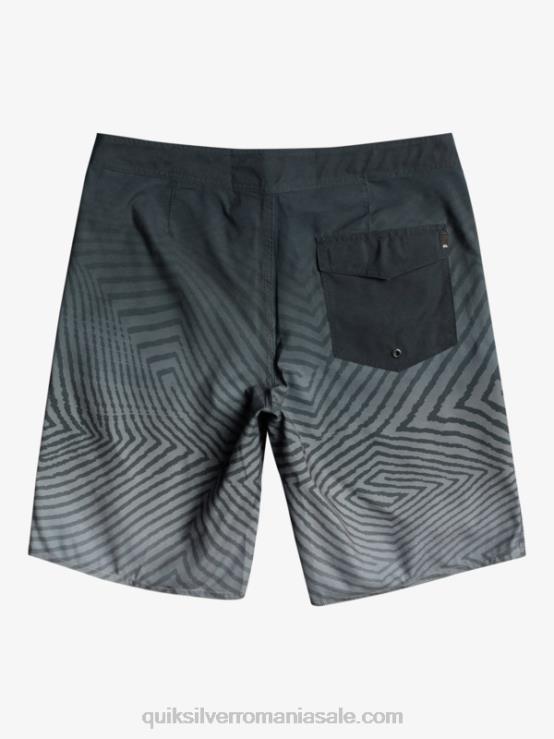 negru de zi cu zi warp fade 20 boardshorts XT6B1281 bărbați Quiksilver