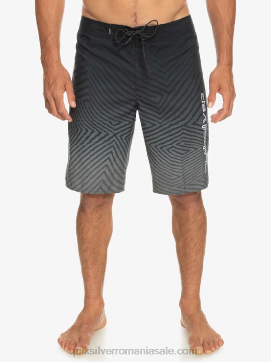 negru de zi cu zi warp fade 20 boardshorts XT6B1281 bărbați Quiksilver