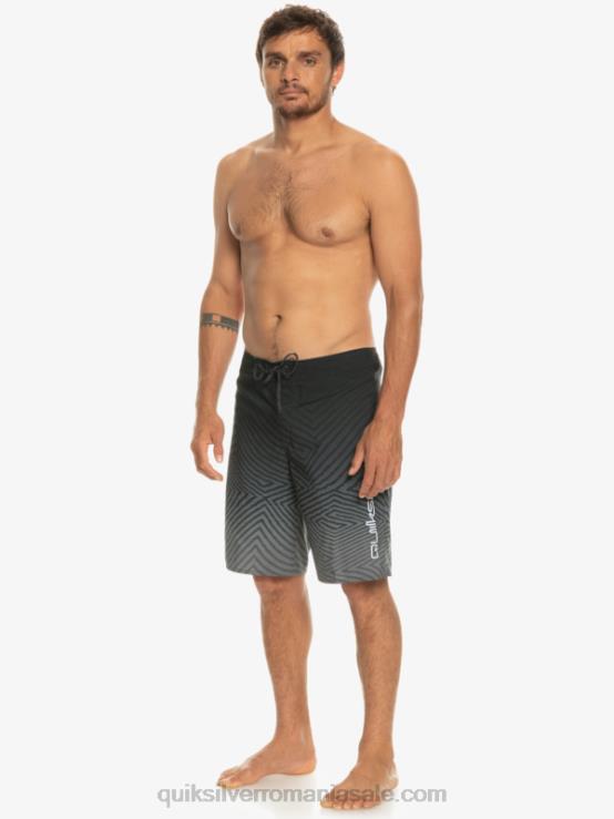 negru de zi cu zi warp fade 20 boardshorts XT6B1281 bărbați Quiksilver