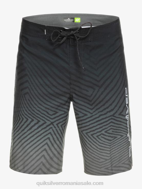 negru de zi cu zi warp fade 20 boardshorts XT6B1281 bărbați Quiksilver