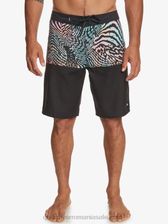 negru divizia de zi cu zi 20 boardshorts XT6B669 bărbați Quiksilver