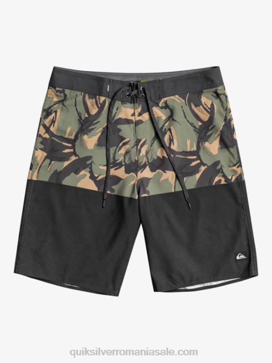 negru divizia de zi cu zi 20 boardshorts XT6B671 bărbați Quiksilver