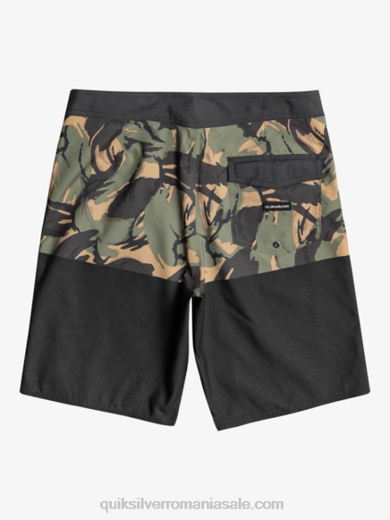 negru divizia de zi cu zi 20 boardshorts XT6B671 bărbați Quiksilver