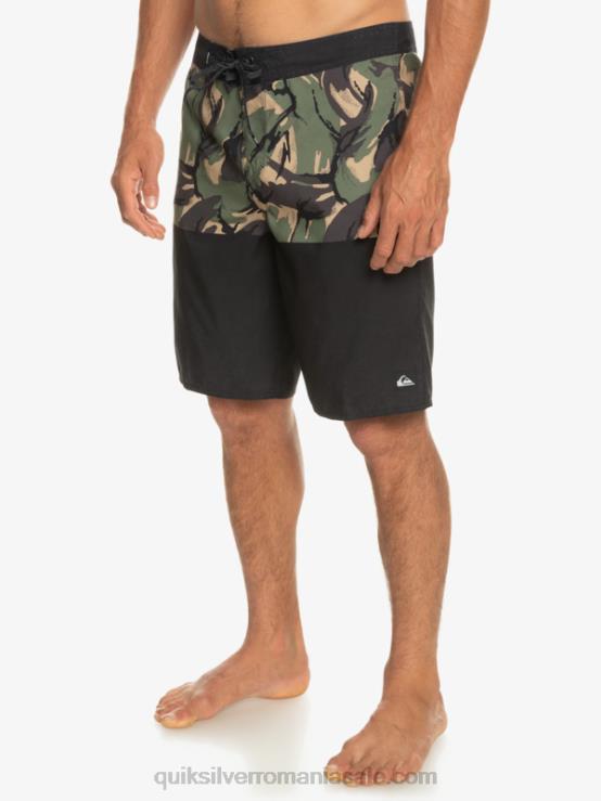 negru divizia de zi cu zi 20 boardshorts XT6B671 bărbați Quiksilver