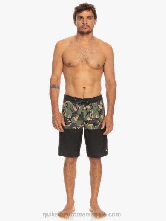 negru divizia de zi cu zi 20 boardshorts XT6B671 bărbați Quiksilver