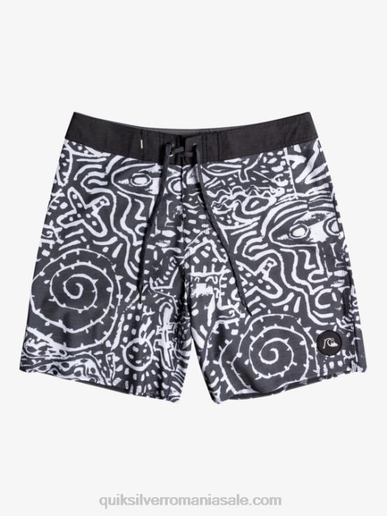 negru hempstretch 69 18 boardshorts XT6B1814 bărbați Quiksilver