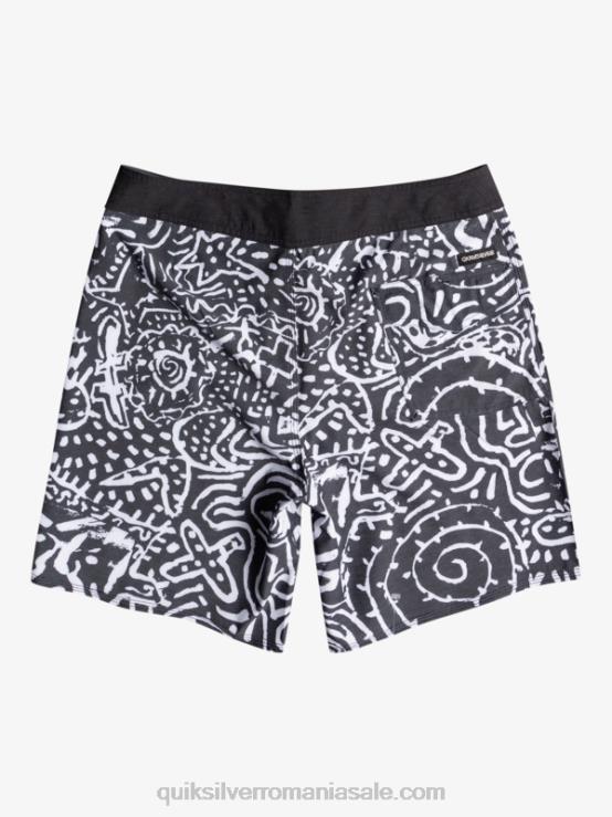 negru hempstretch 69 18 boardshorts XT6B1814 bărbați Quiksilver