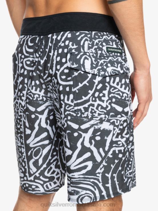 negru hempstretch 69 18 boardshorts XT6B1814 bărbați Quiksilver