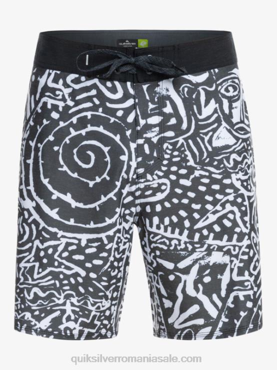 negru hempstretch 69 18 boardshorts XT6B1814 bărbați Quiksilver