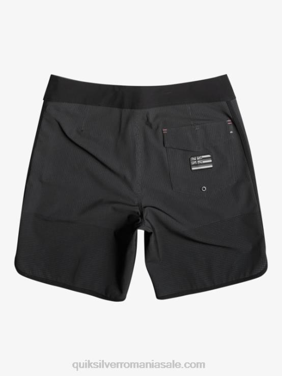 negru highlite scallop 19 boardshorts XT6B21 bărbați Quiksilver