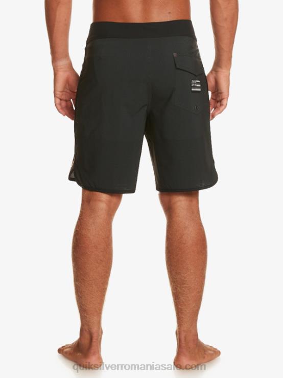 negru highlite scallop 19 boardshorts XT6B21 bărbați Quiksilver