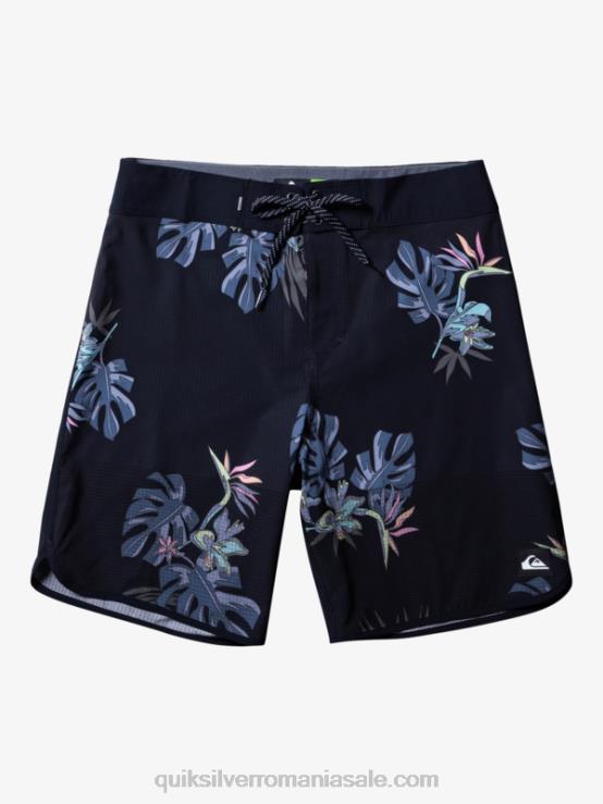 negru highlite scallop 19 boardshorts XT6B24 bărbați Quiksilver