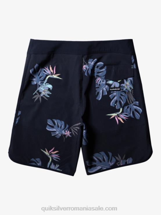 negru highlite scallop 19 boardshorts XT6B24 bărbați Quiksilver