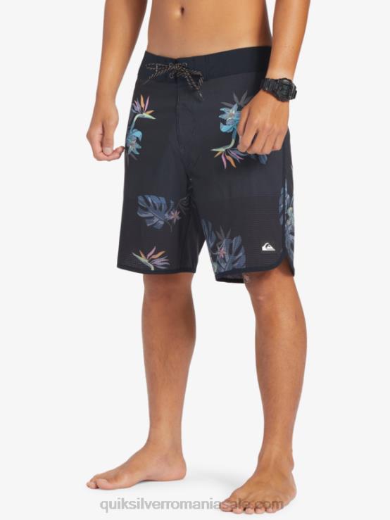 negru highlite scallop 19 boardshorts XT6B24 bărbați Quiksilver