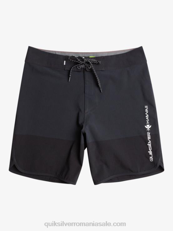 negru highlite scallop 19 boardshorts XT6B37 bărbați Quiksilver