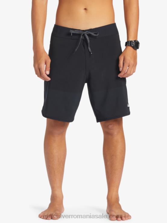 negru highlite scallop 19 boardshorts XT6B37 bărbați Quiksilver