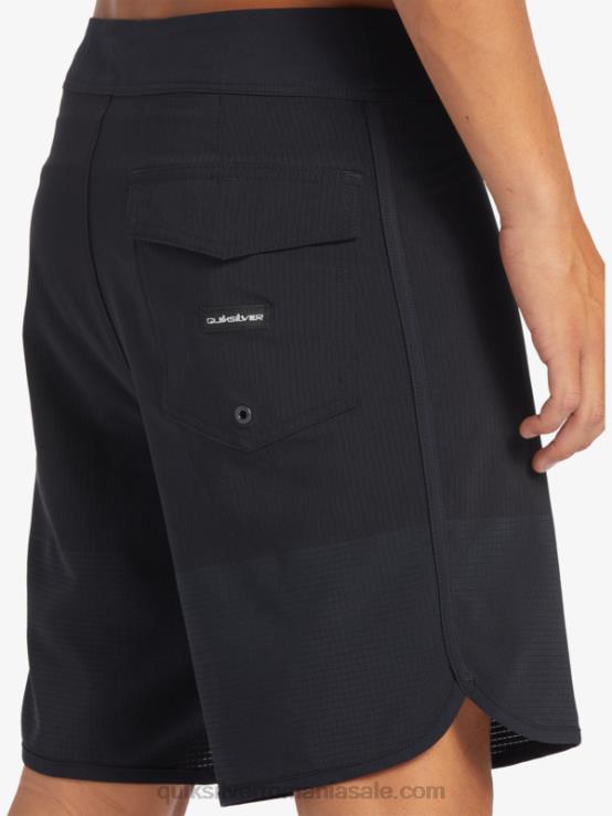 negru highlite scallop 19 boardshorts XT6B37 bărbați Quiksilver