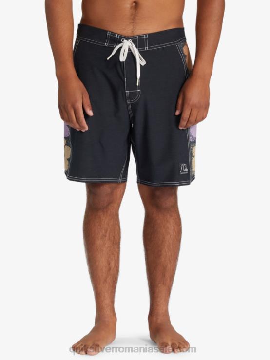 negru original arc 18 boardshorts XT6B1737 bărbați Quiksilver