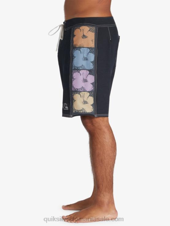 negru original arc 18 boardshorts XT6B1737 bărbați Quiksilver