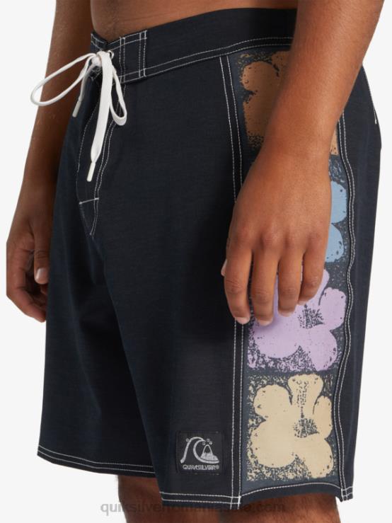 negru original arc 18 boardshorts XT6B1737 bărbați Quiksilver