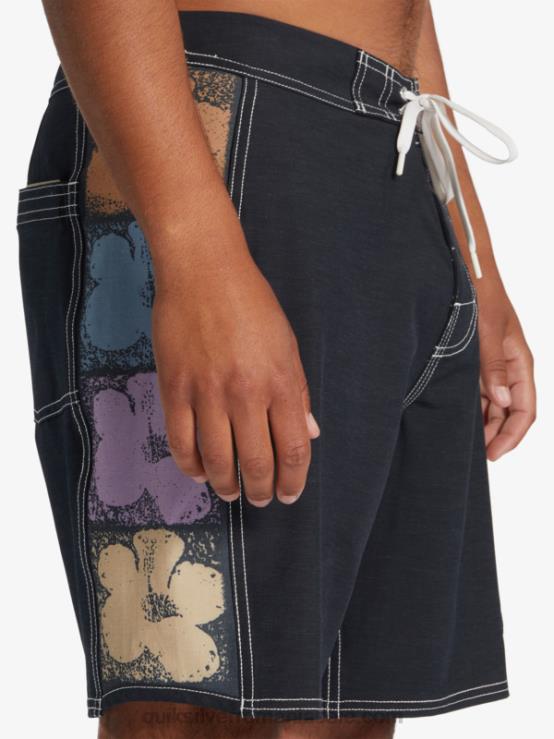 negru original arc 18 boardshorts XT6B1737 bărbați Quiksilver