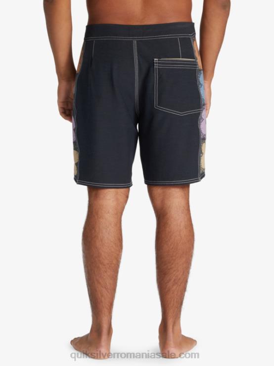 negru original arc 18 boardshorts XT6B1737 bărbați Quiksilver