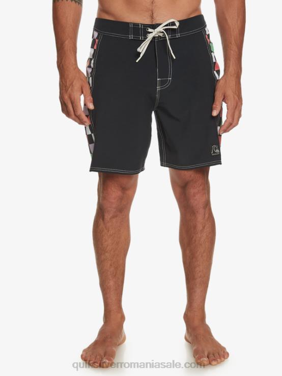 negru original arc 18 boardshorts XT6B174 bărbați Quiksilver