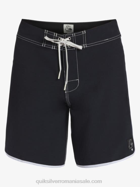 negru original scallop 18 boardshorts XT6B86 bărbați Quiksilver