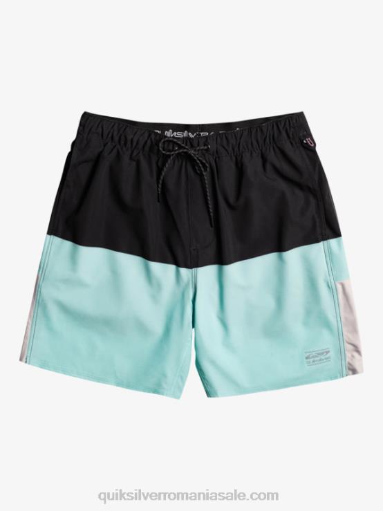 negru pantaloni scurți de antrenament omni 17 XT6B794 bărbați Quiksilver