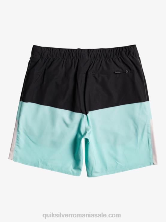 negru pantaloni scurți de antrenament omni 17 XT6B794 bărbați Quiksilver