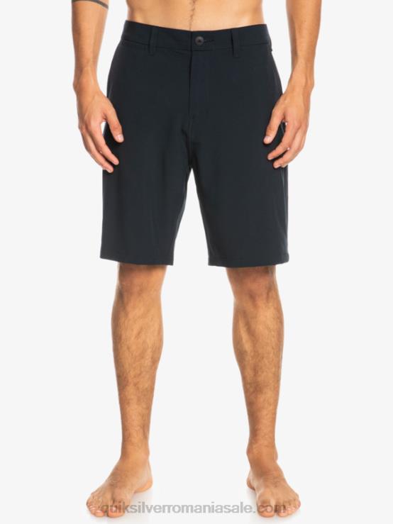 negru pantaloni scurți hibrid ocean union amphibian 20 XT6B138 bărbați Quiksilver