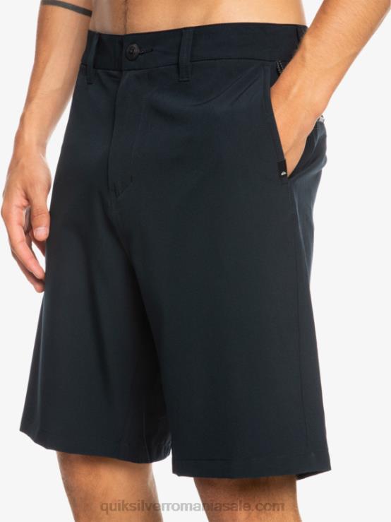 negru pantaloni scurți hibrid ocean union amphibian 20 XT6B138 bărbați Quiksilver