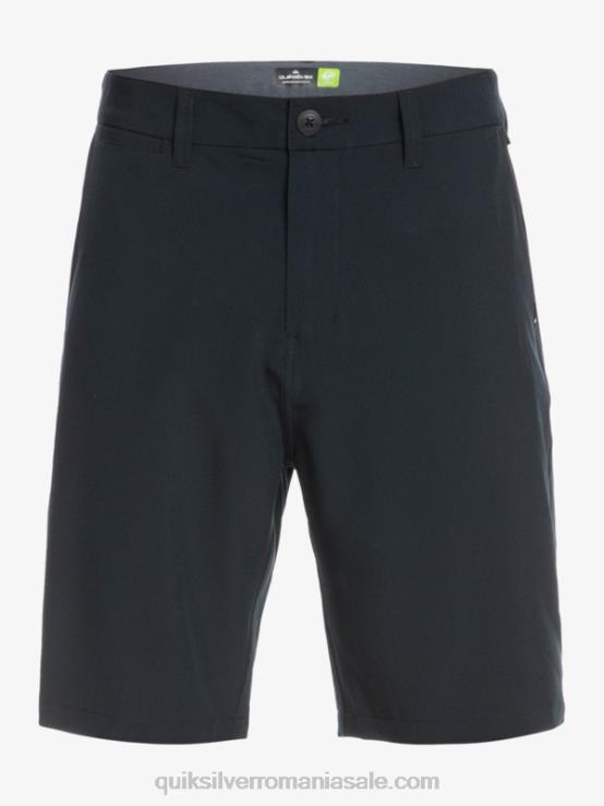 negru pantaloni scurți hibrid ocean union amphibian 20 XT6B138 bărbați Quiksilver