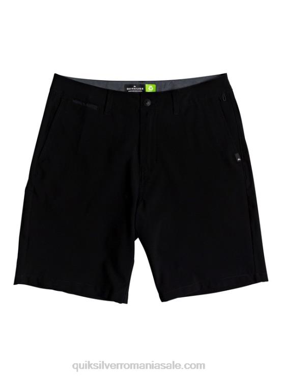 negru pantaloni scurți hibrid union amphibian 20 XT6B1317 bărbați Quiksilver