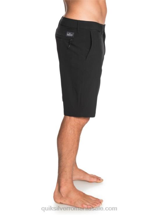 negru pantaloni scurți hibrid union amphibian 20 XT6B1317 bărbați Quiksilver