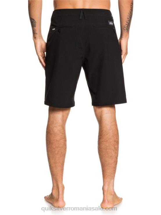 negru pantaloni scurți hibrid union amphibian 20 XT6B1317 bărbați Quiksilver