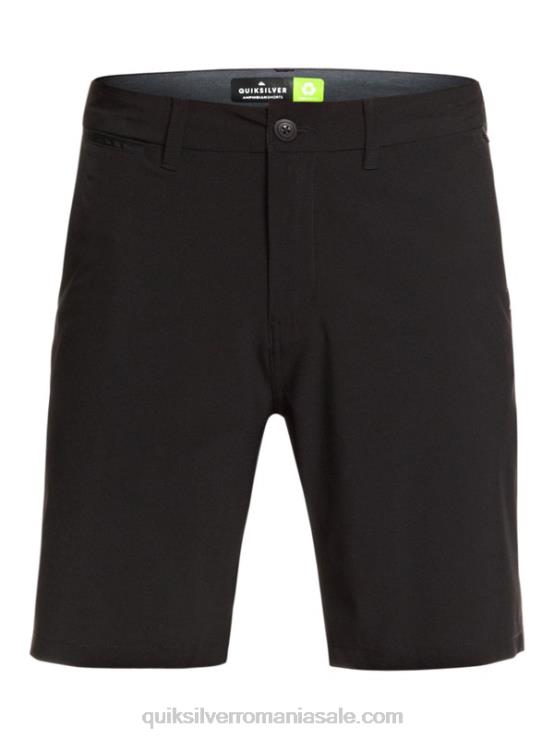 negru pantaloni scurți hibrid union amphibian 20 XT6B1317 bărbați Quiksilver
