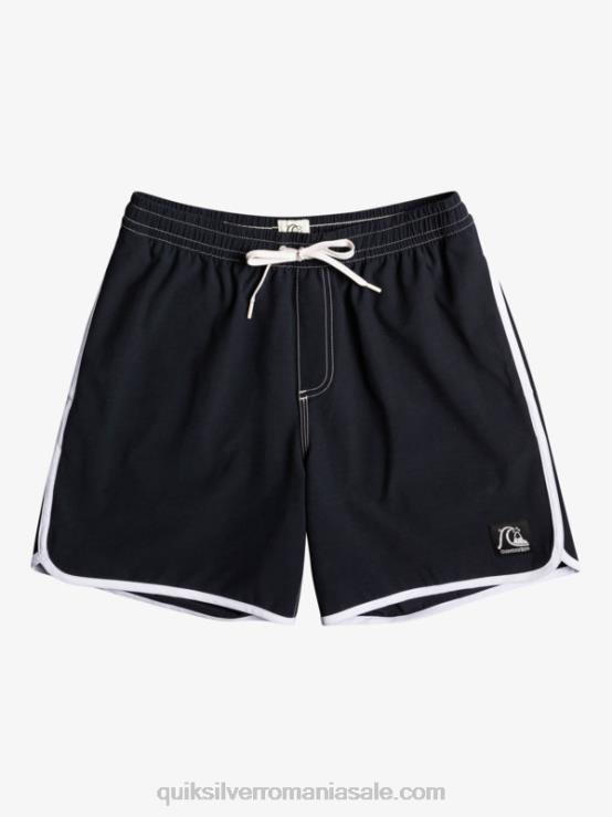 negru scoica originală 17 salve XT6B200 bărbați Quiksilver