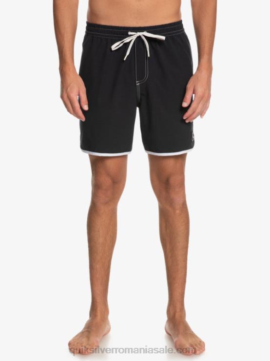 negru scoica originală 17 salve XT6B200 bărbați Quiksilver