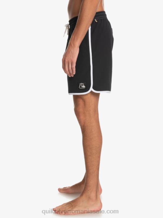 negru scoica originală 17 salve XT6B200 bărbați Quiksilver