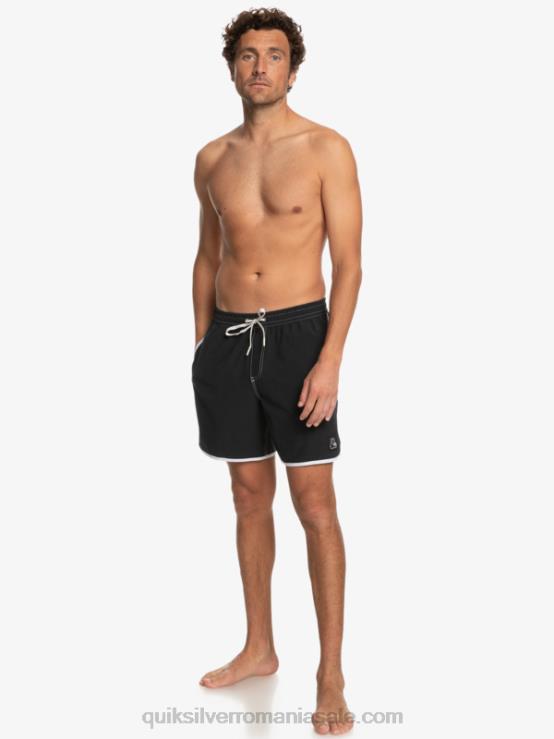 negru scoica originală 17 salve XT6B200 bărbați Quiksilver