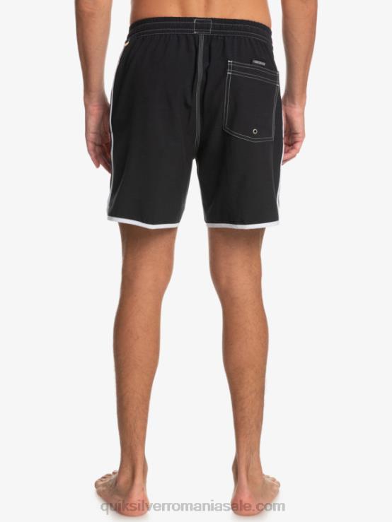 negru scoica originală 17 salve XT6B200 bărbați Quiksilver
