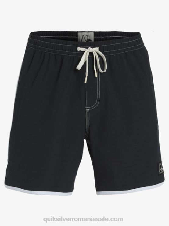 negru scoica originală 17 salve XT6B200 bărbați Quiksilver