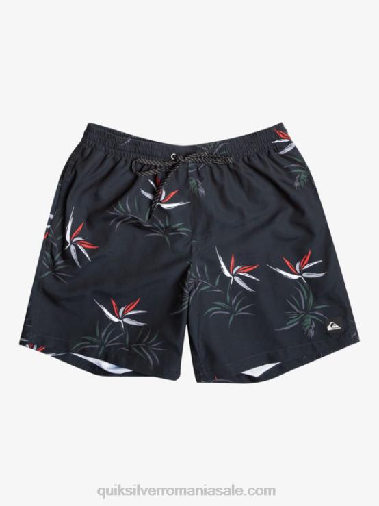 negru se amestecă zilnic 17 salve XT6B675 bărbați Quiksilver