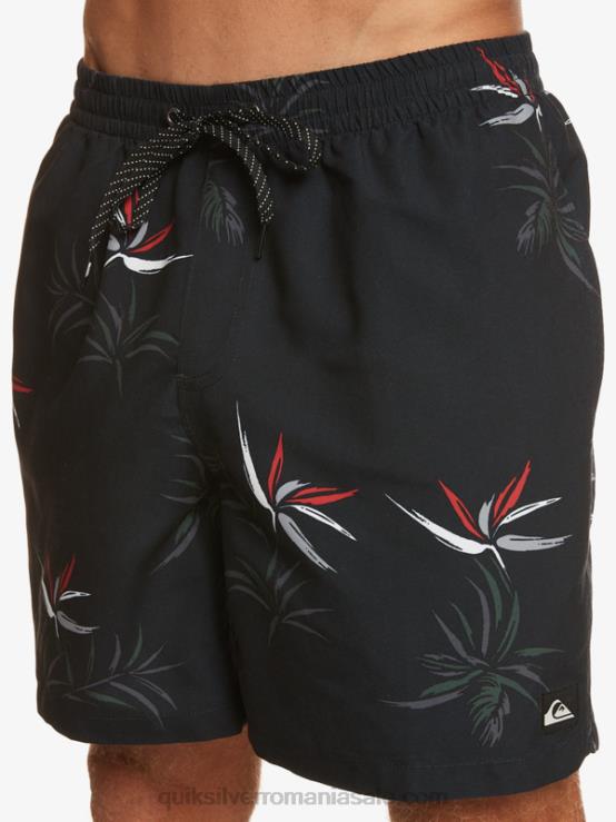 negru se amestecă zilnic 17 salve XT6B675 bărbați Quiksilver